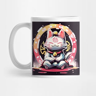 Coin Lucky Fairy Cat Mug